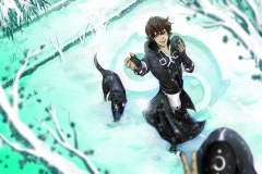 Dans la neige