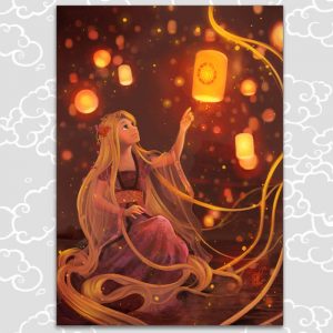 Rapunzel - illustration A3